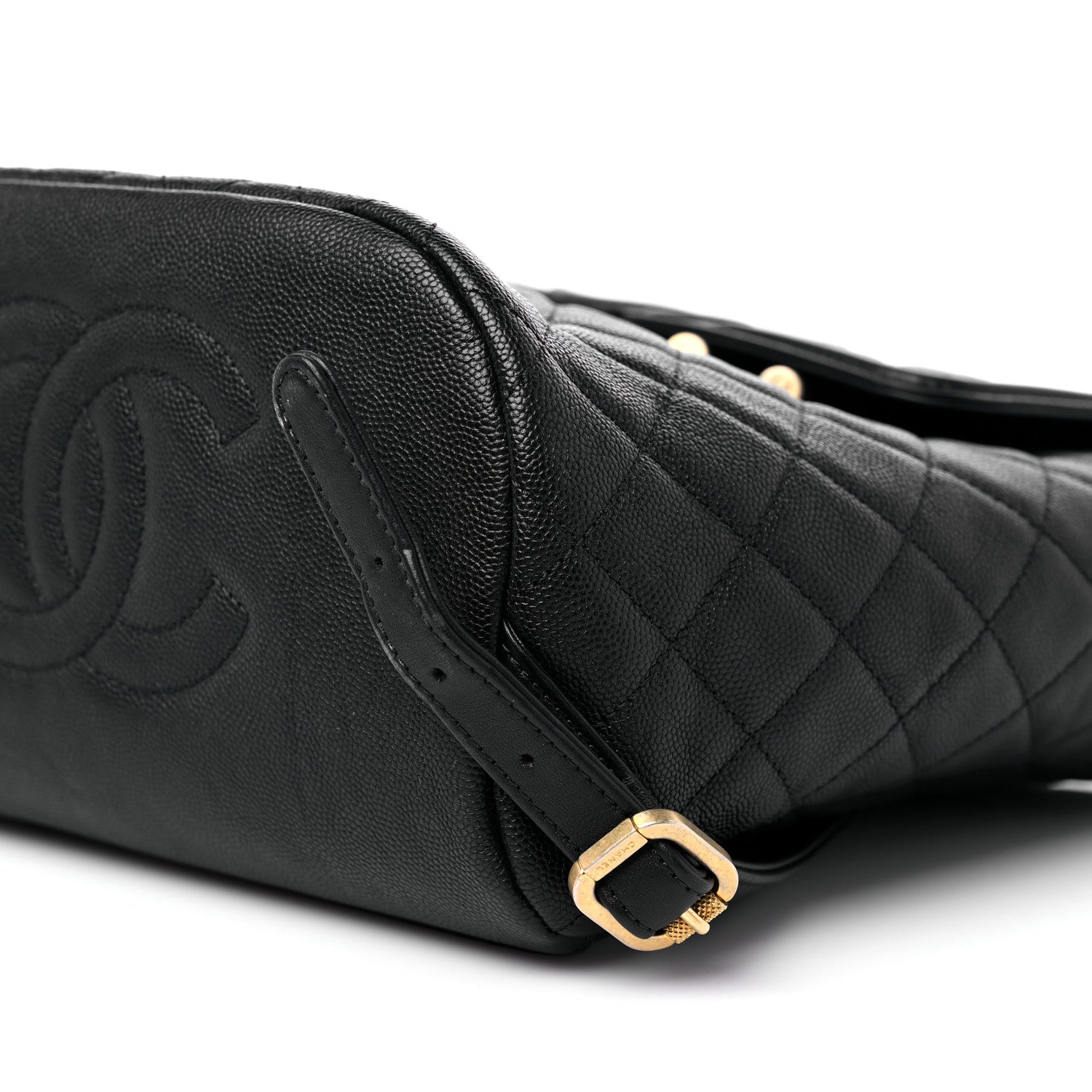 Chanel Caviar Quilted Filigree Backpack Black 9 of 13
