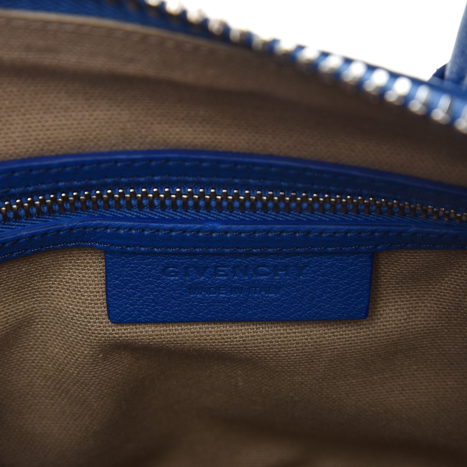 Givenchy Sugar Goatskin Mini Antigona Indigo Blue 7 of 8