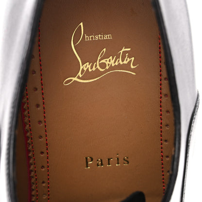 Christian Louboutin Calfskin Mens Surcity Flat Derby Oxford 42.5 Black 8 of 14