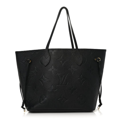Louis Vuitton Empreinte Monogram Giant Neverfull MM Black 3 of 10