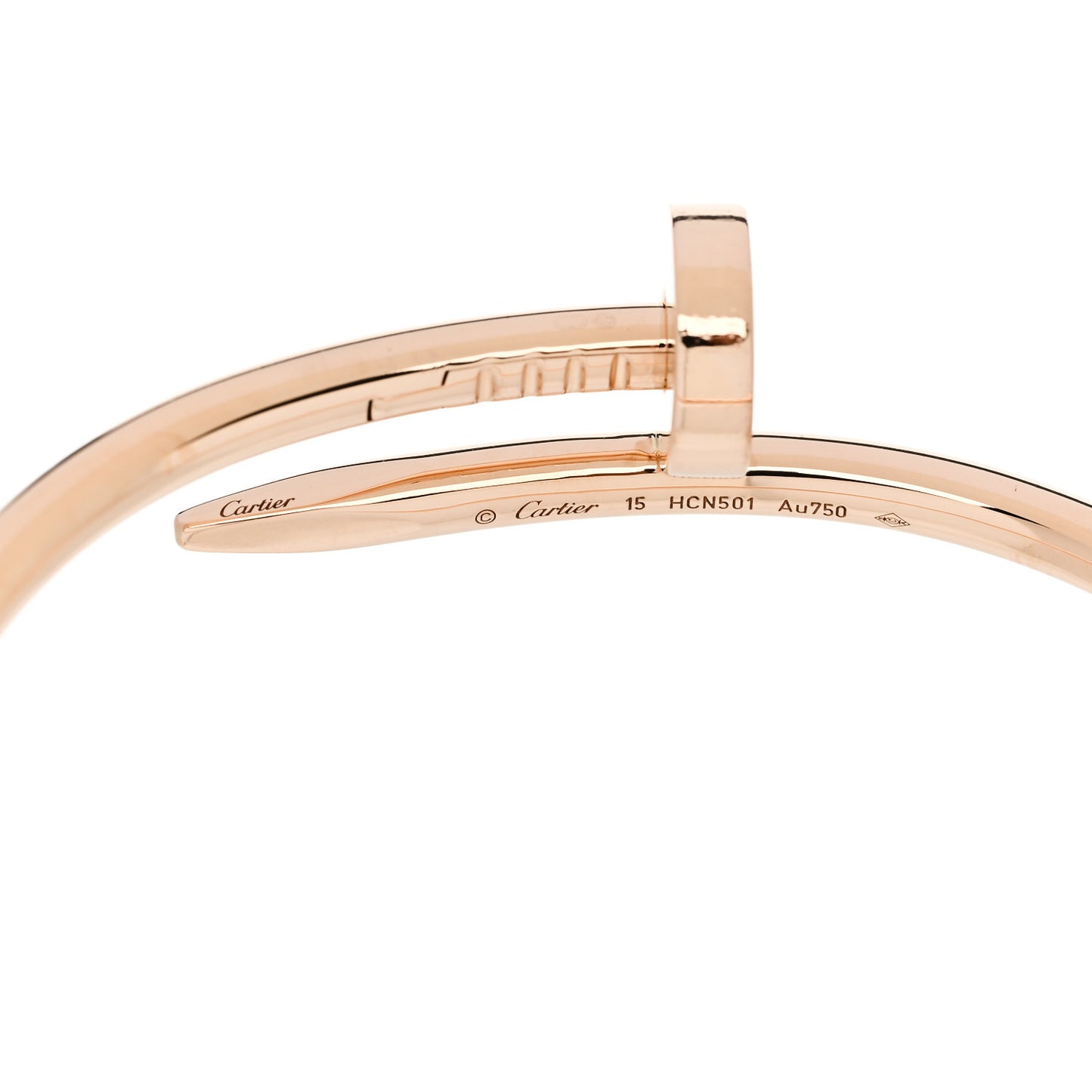 18K Pink Gold Juste Un Clou Bracelet 15
