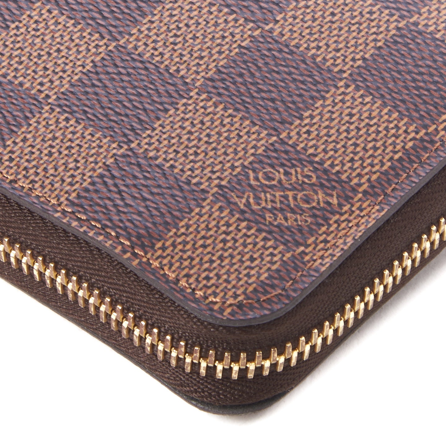 Louis Vuitton Damier Ebene Zippy Wallet Rose Ballerine 4 of 8