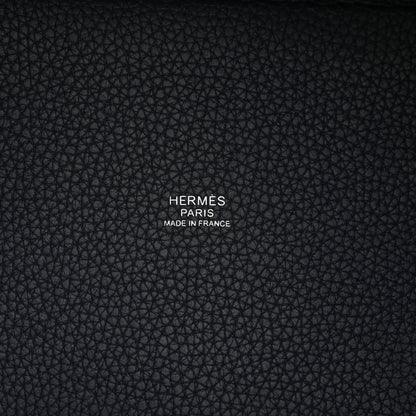 Hermes Taurillon Clemence Picotin Lock 18 PM Bleu Nuit 6 of 12