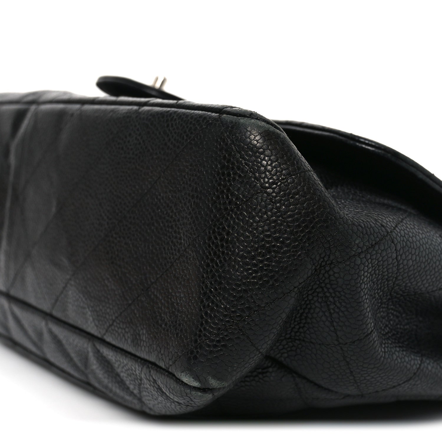 Chanel Caviar Quilted Jumbo Single Flap Black 1850076 – FASHIONPHILE
