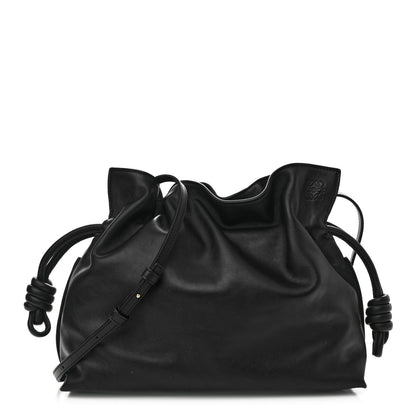 Loewe Nappa Flamenco Knot Clutch Black 1 of 10