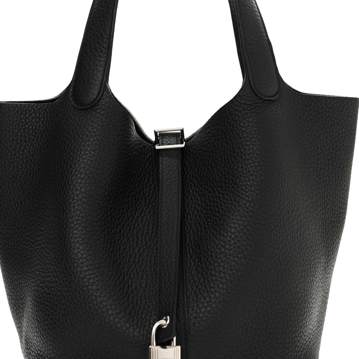 Hermes Taurillon Clemence Picotin Lock 22 MM Black 8 of 11