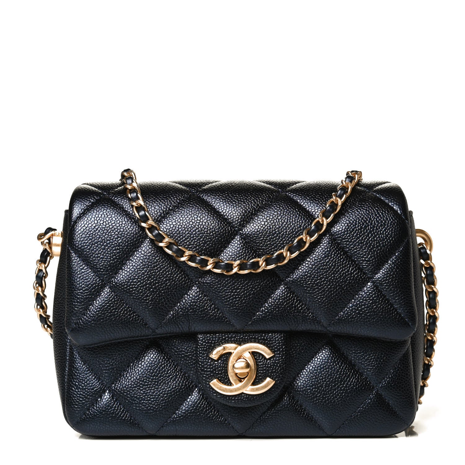 Chanel Iridescent Caviar Quilted Mini My Perfect Flap Black 1 of 12
