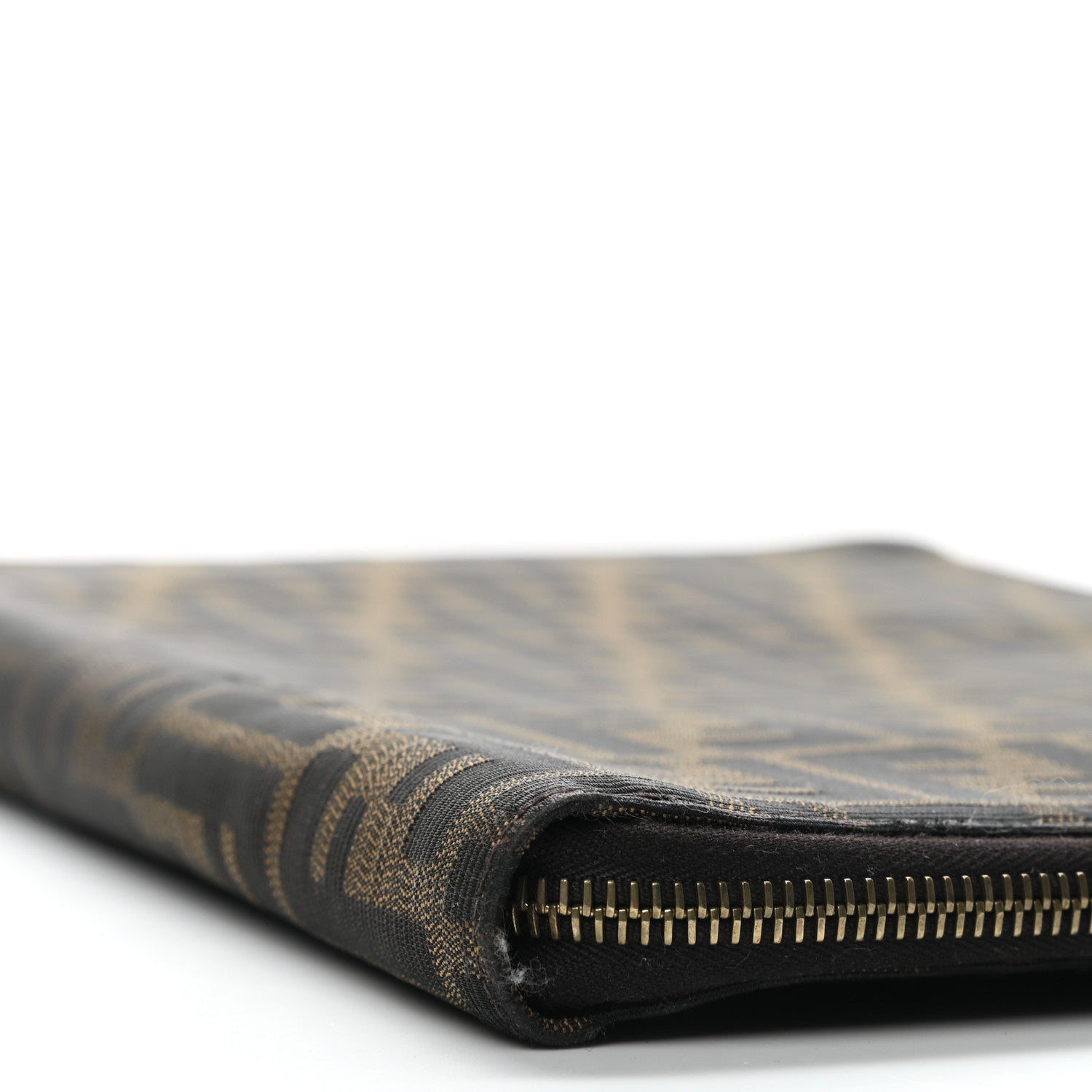 Fendi Zucca Zip Around Document Holder Tobacco 12 of 13