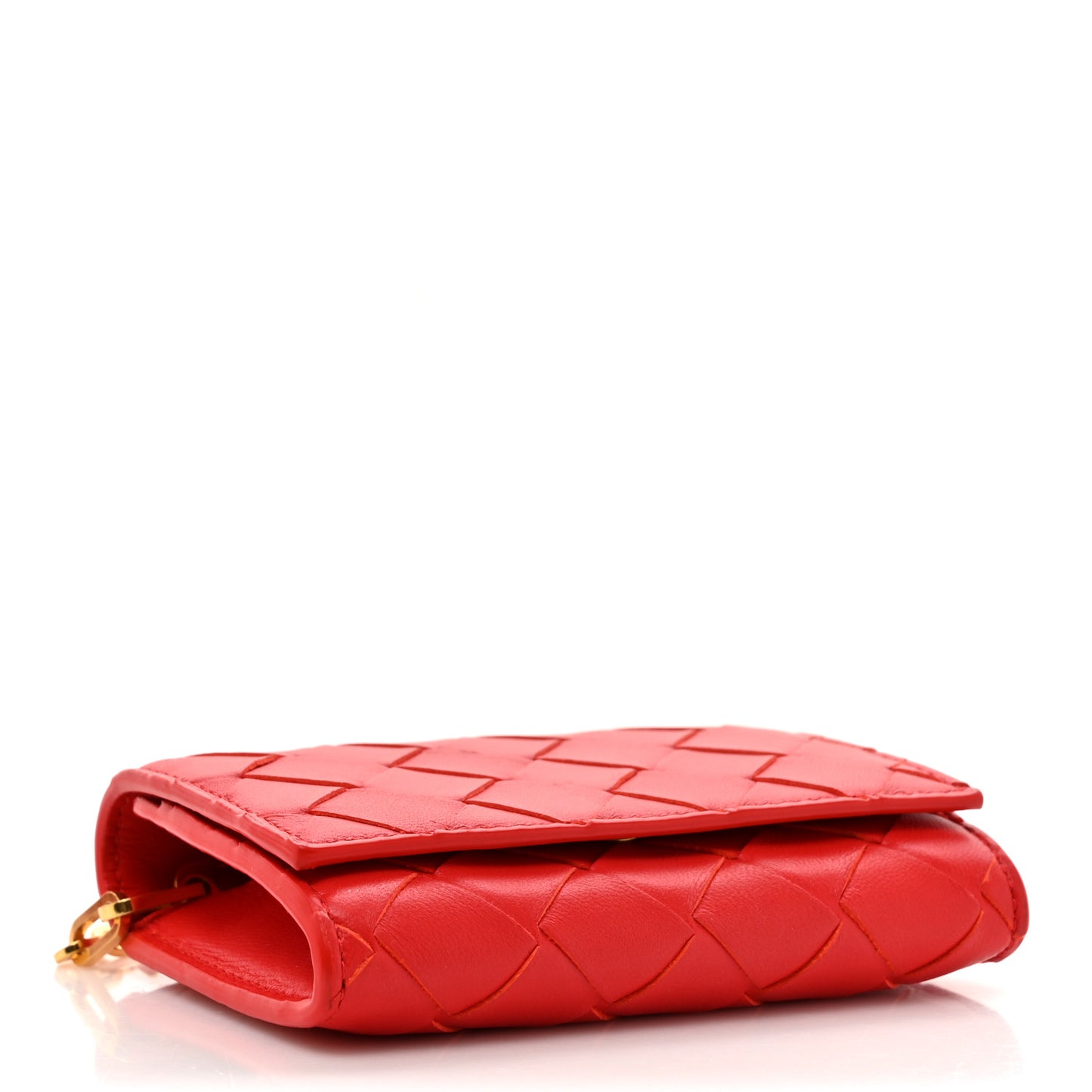 Nappa Intrecciato Trio Card Case On Chain Redstone