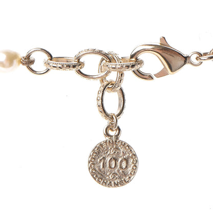 Chanel Graduated Pearl CC Short Necklace Gold 5 of 7
