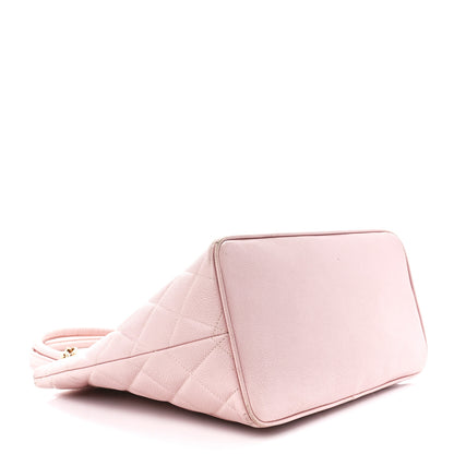 Chanel Caviar Quilted Medallion Tote Light Pink 4 of 13