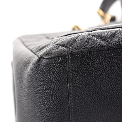 Chanel Caviar Quilted Grand Shopping Tote GST Black 13 of 16