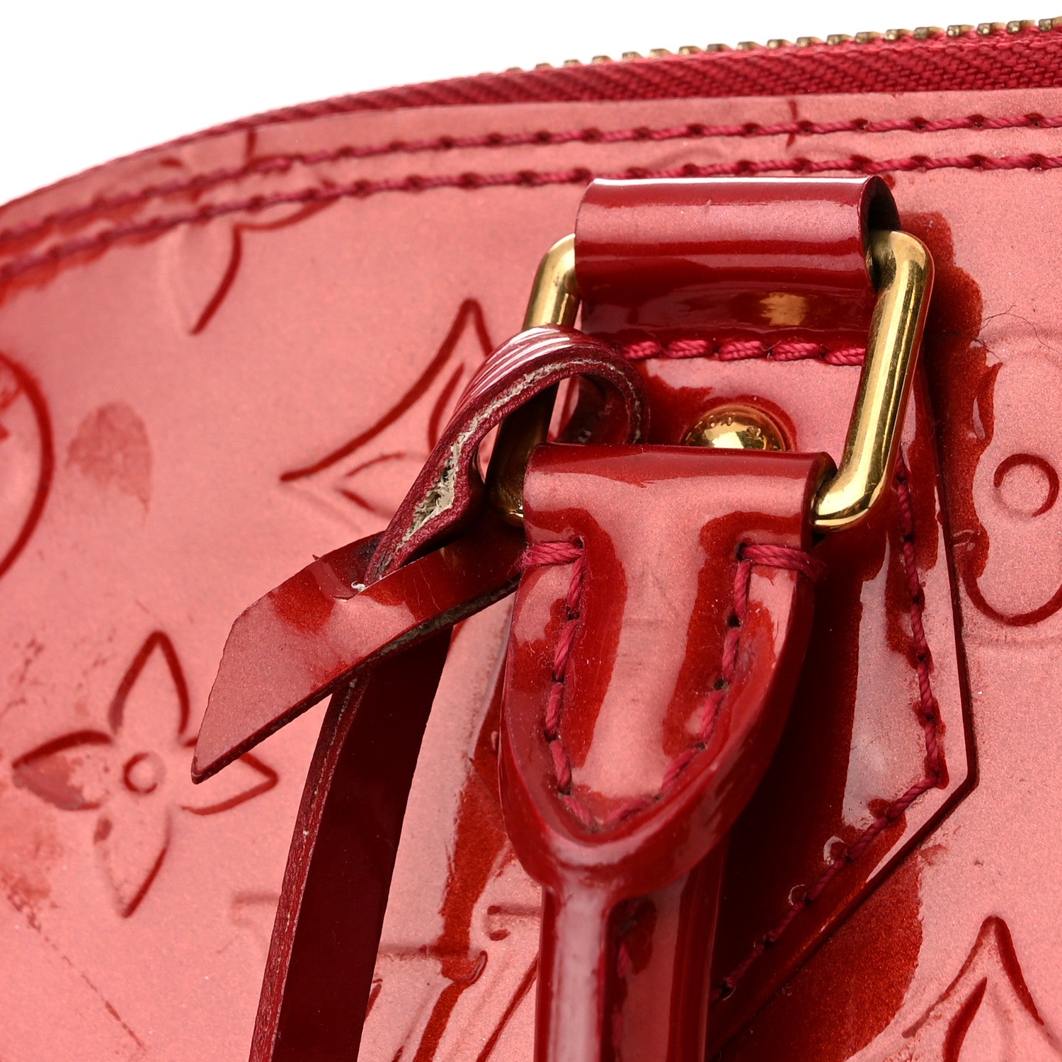 Louis Vuitton Vernis Alma GM Pomme D'Amour 10 of 10