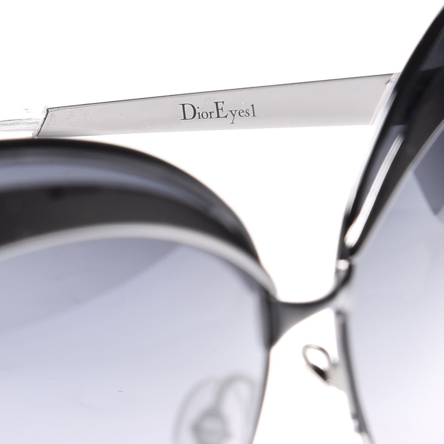 Ruthenium Dior Eyes 1 Sunglasses Black Gray
