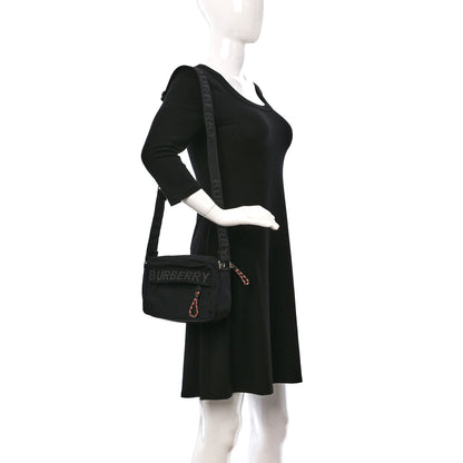 Burberry Nylon Logo Detail Crossbody Bag Black 2 of 8