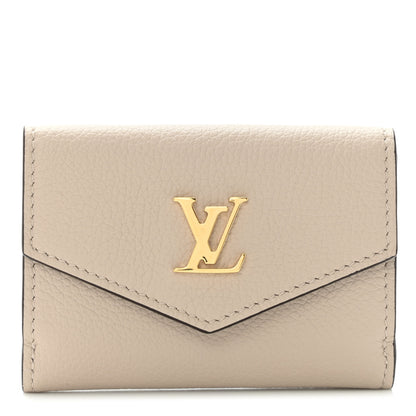Louis Vuitton Calfskin Lockmini Wallet Greige 1 of 7