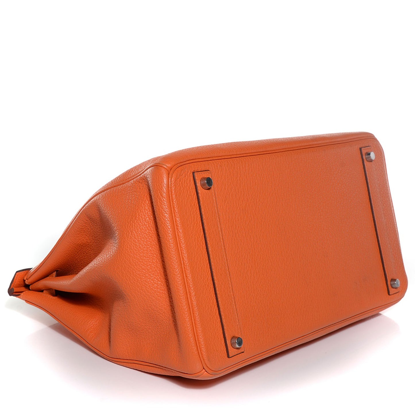 Taurillon Clemence Birkin 40 Orange
