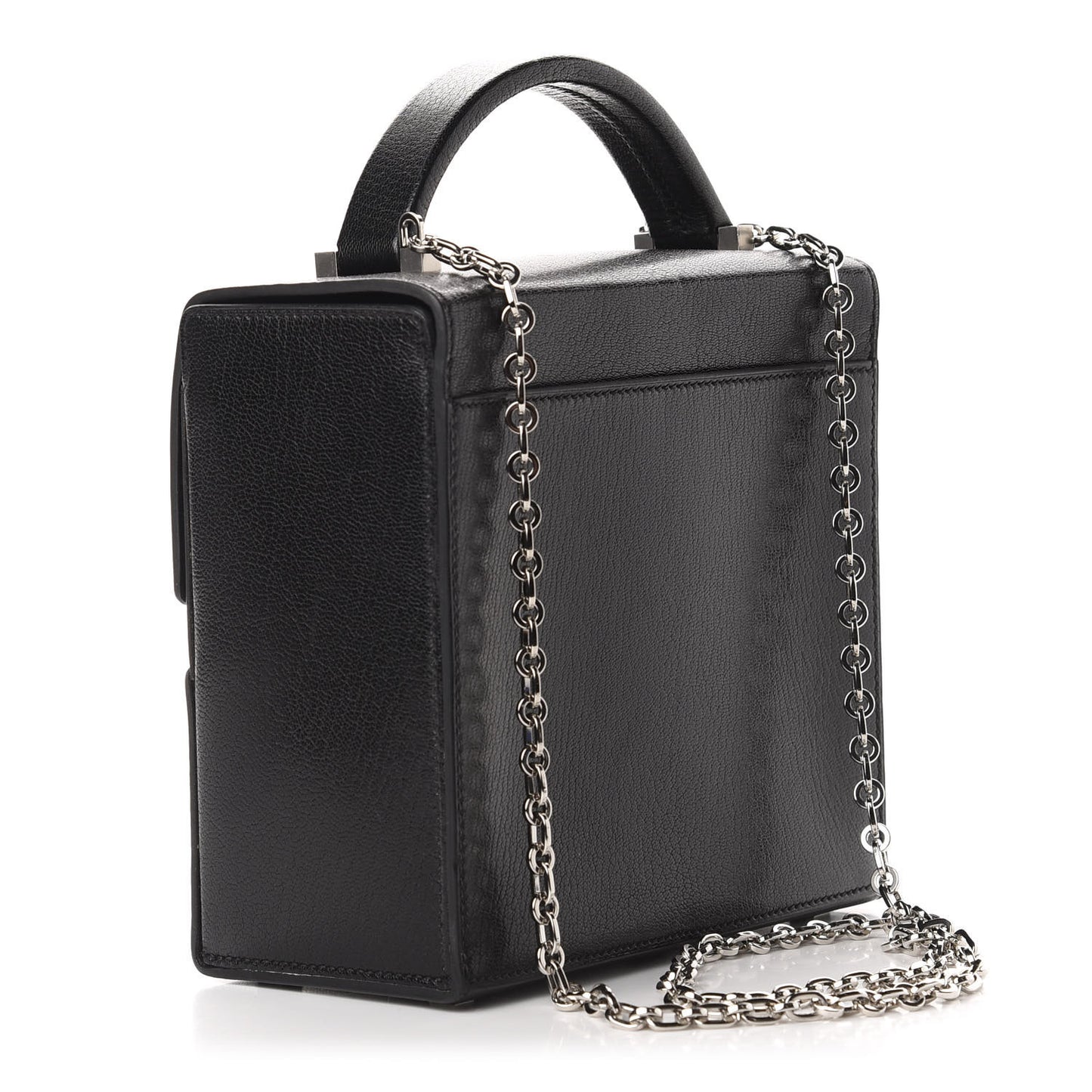 Chevre Chamkila Cinhetic Boxy Top Handle Bag Black