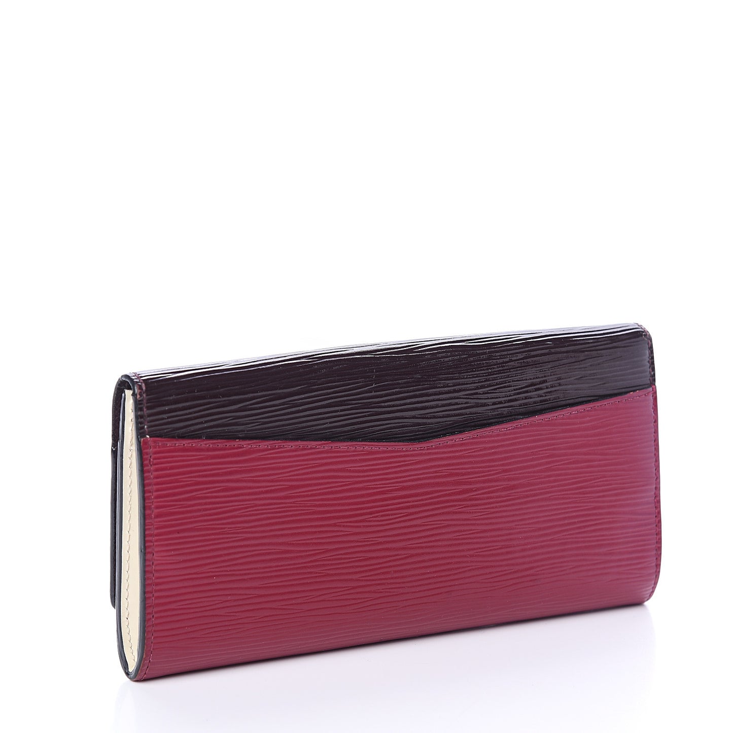 Electric Epi Flore Wallet Tri-Color Prune