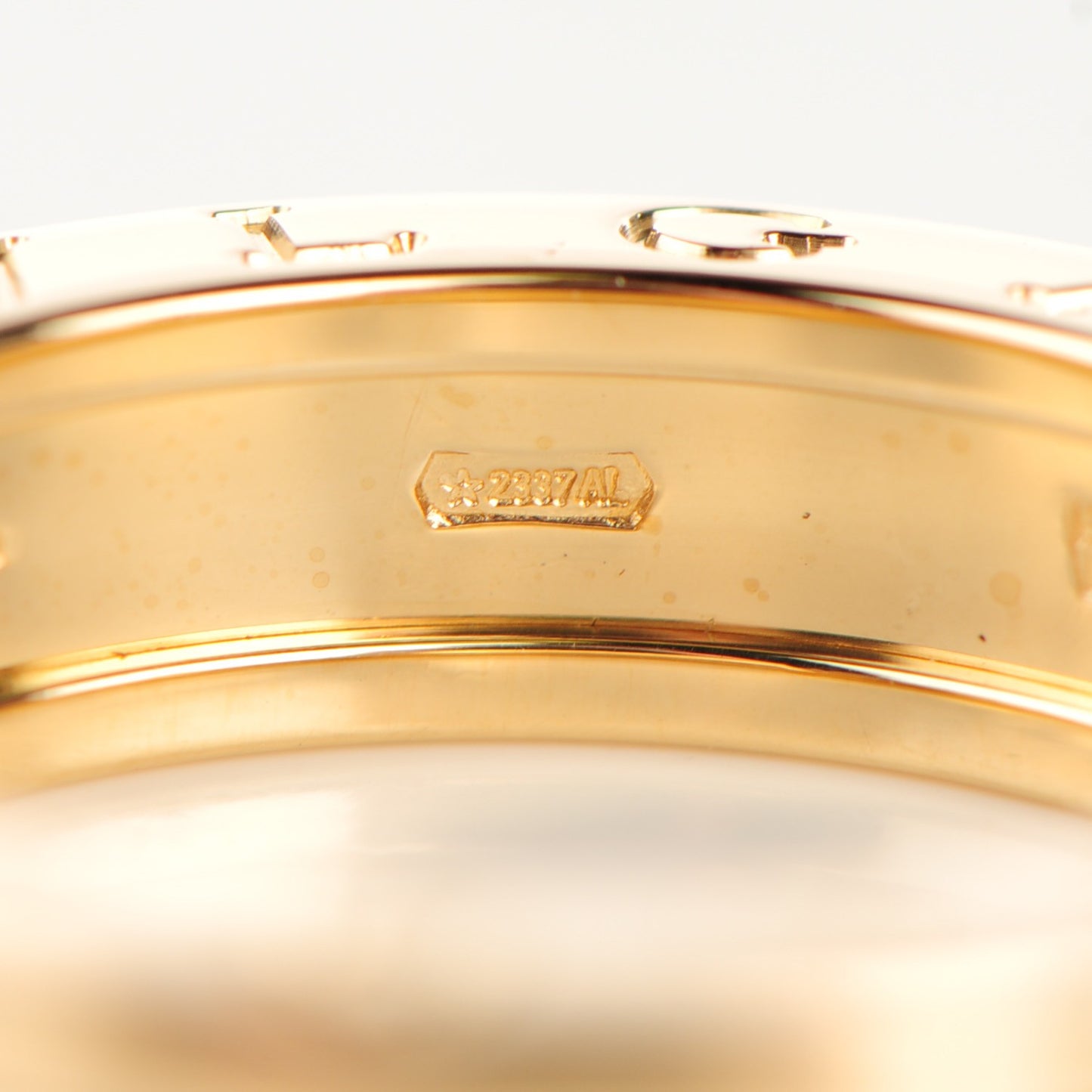18K Yellow Gold B.Zero1 One-Band Ring 51 5.75