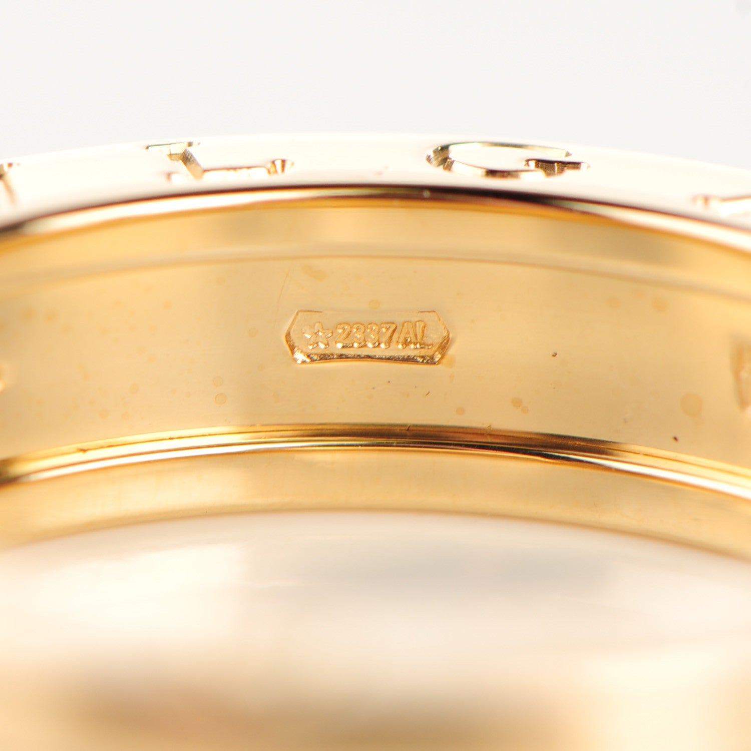 Bulgari 18K Yellow Gold B.Zero1 One-Band Ring 51 5.75 5 of 8