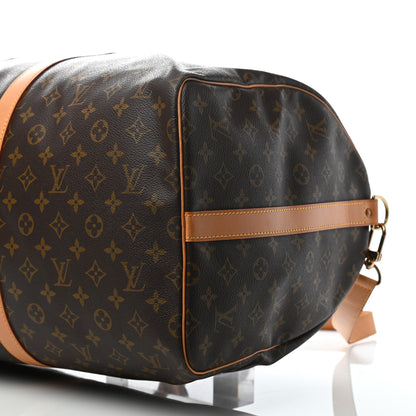 Louis Vuitton Monogram Keepall Bandouliere 55 10 of 18