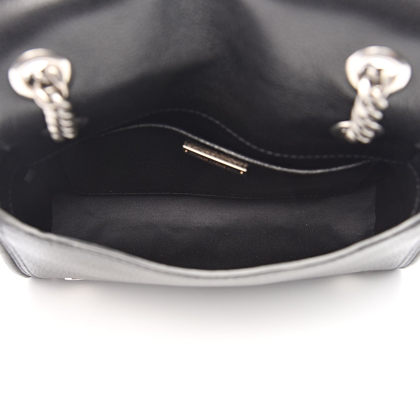 Goatskin Madras Borchie Shoulder Bag Black