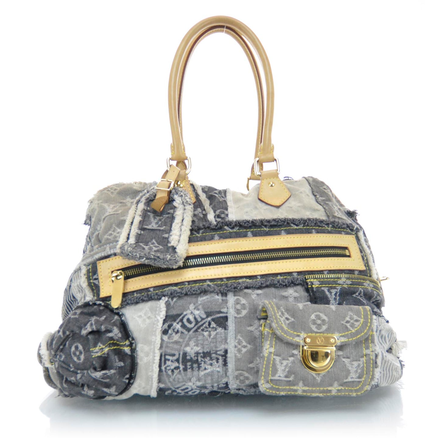 Denim Patchwork Bowly Black