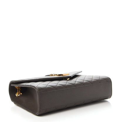 Saint Laurent Grain De Poudre Textured Mixed Matelasse Triquilt Medium Monogram Satchel Pebble 4 of 9