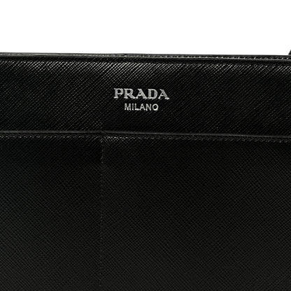 Prada Saffiano Crossbody Bag Black 9 of 11
