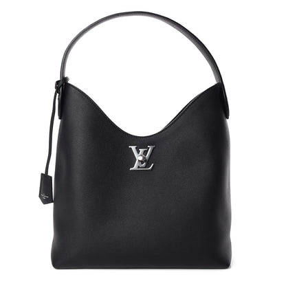 Louis Vuitton Calfskin Lockme Hobo Black 1 of 13