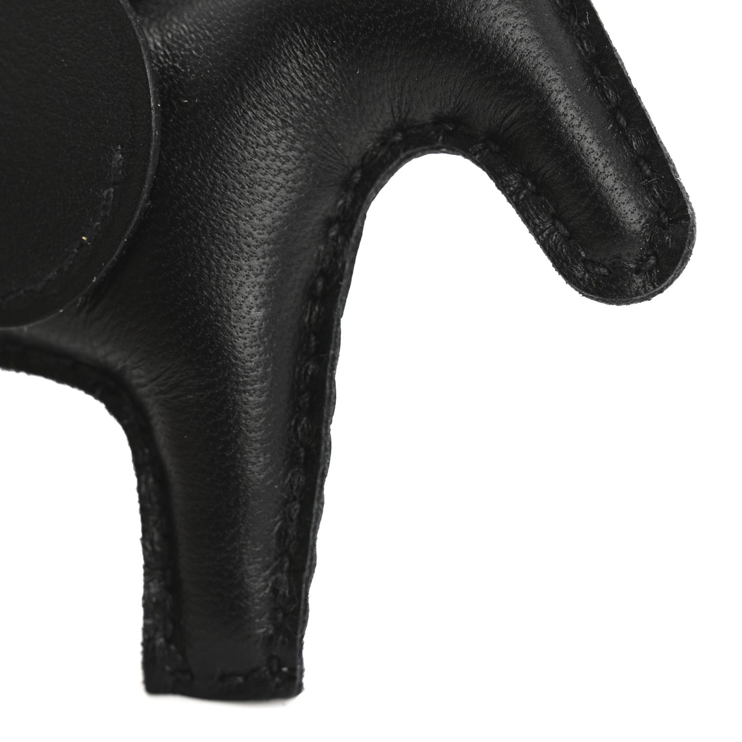 Milo Lambskin Grigri Rodeo Pegase Horse Bag Charm PM So Black