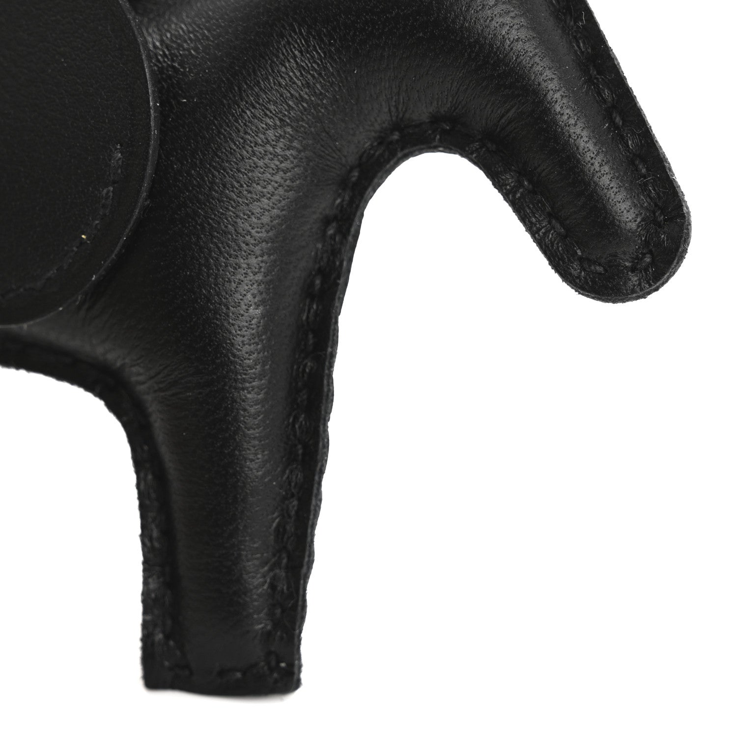 Hermes Milo Lambskin Grigri Rodeo Pegase Horse Bag Charm PM So Black 5 of 8