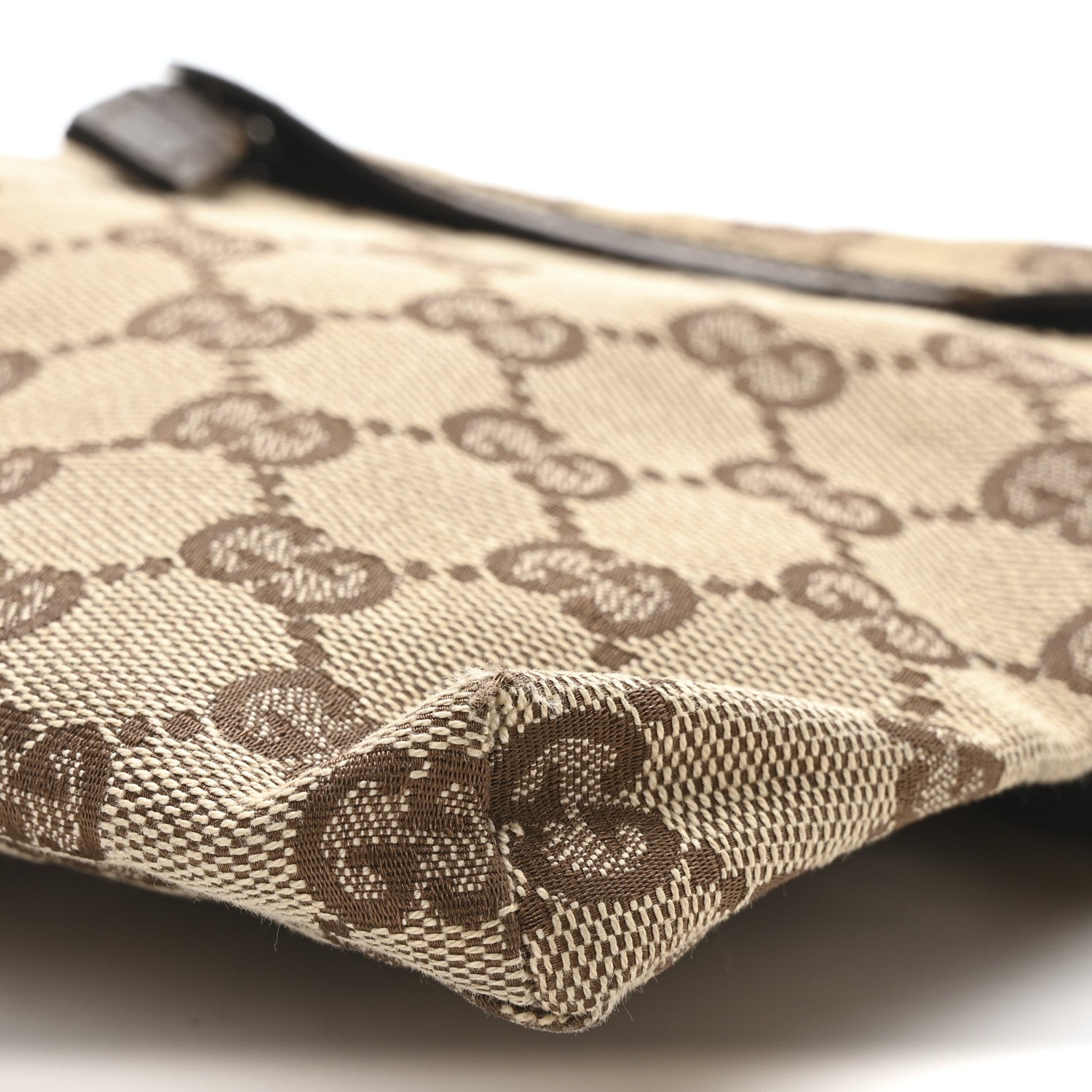 Gucci GG Monogram Double Pocket Belt Bag Dark Brown 10 of 10
