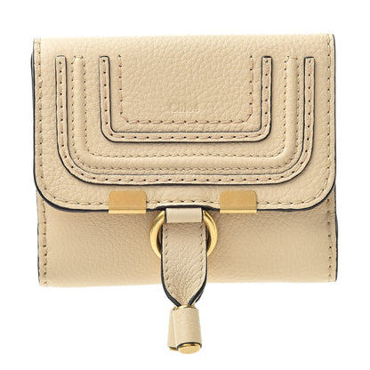Chloe Grained Calfskin Marcie Square Wallet Blondie Beige 1 of 9