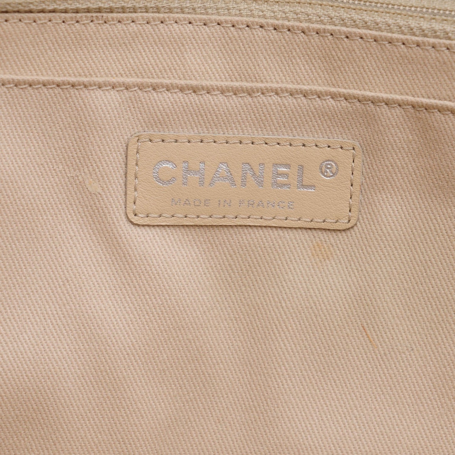 Calfskin Quilted In the Business Flap Bag Beige Clair