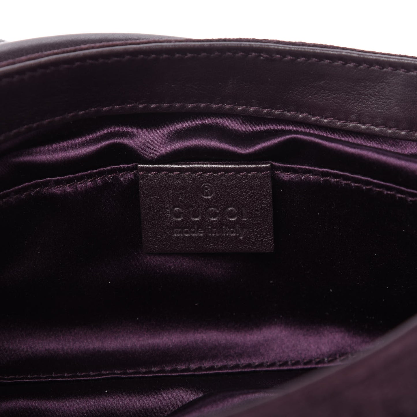 Suede Babouska Clutch Dark Brown