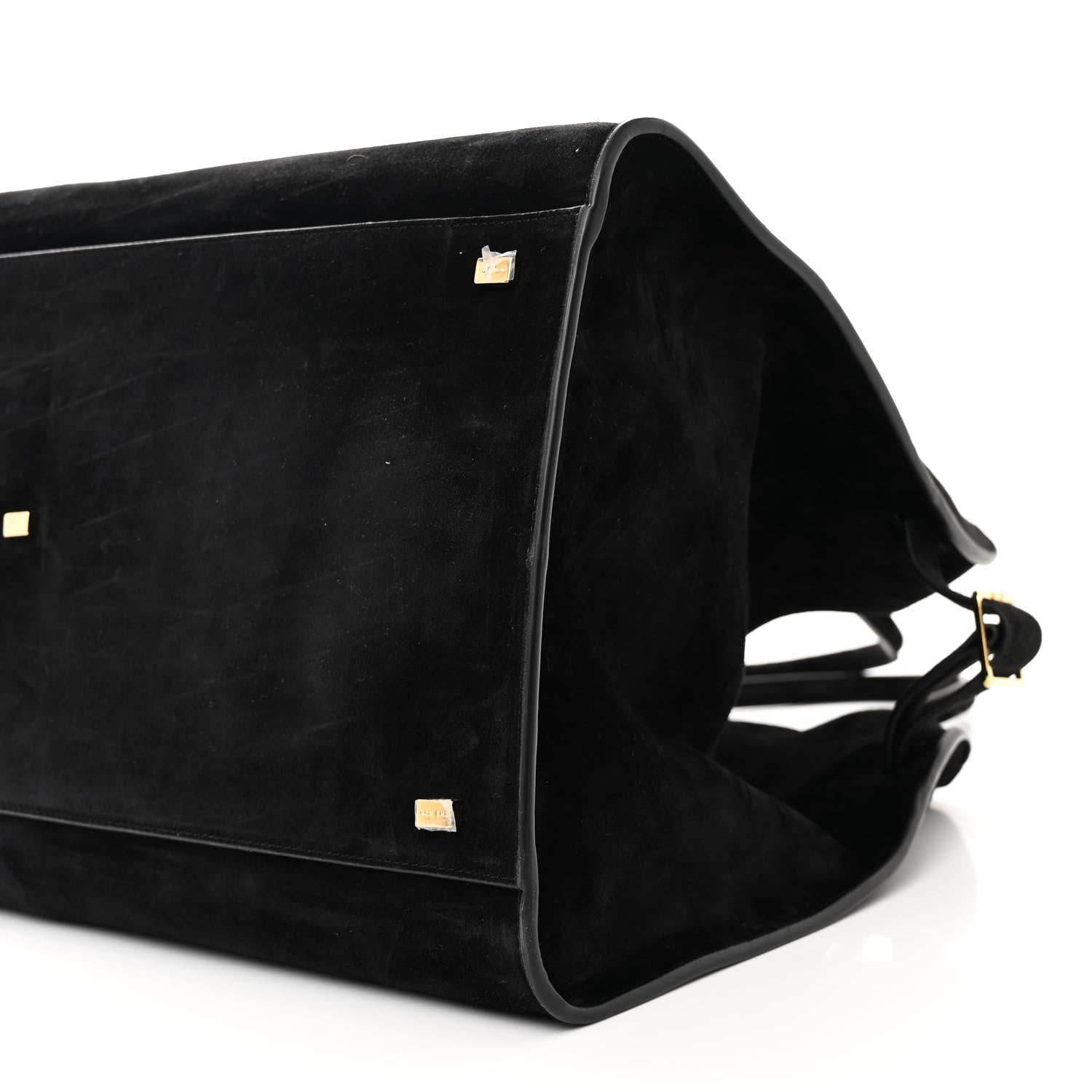 The Row Suede Soft Margaux 17 Black 9 of 9