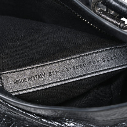 Balenciaga Agneau Arena Silver Hardware Small Le City Black 7 of 10
