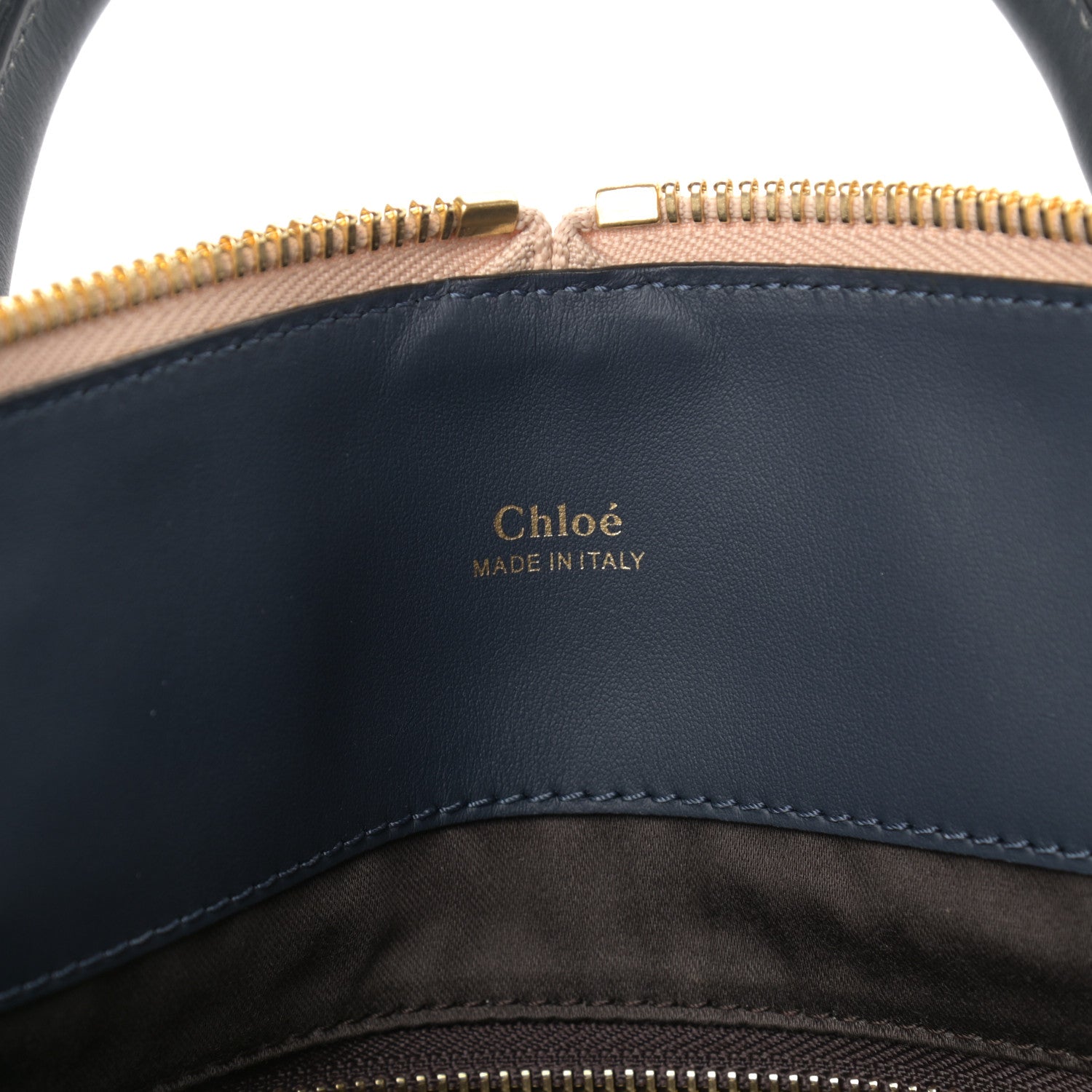 Chloe Smooth Calfskin Medium Baylee Tote Street Blue Navy 6 of 9