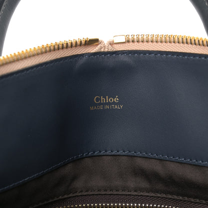Chloe Smooth Calfskin Medium Baylee Tote Street Blue Navy 6 of 9