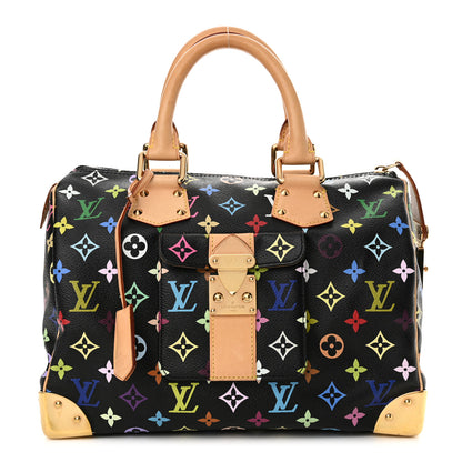 Louis Vuitton Monogram Multicolor Speedy 30 Black 1 of 11