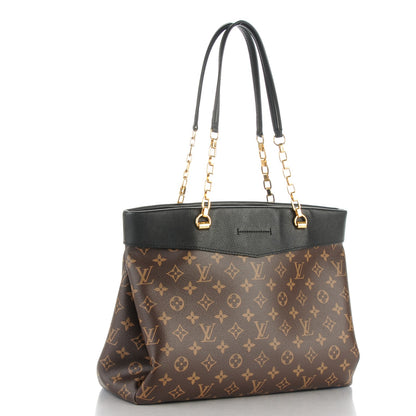 Louis Vuitton Monogram Pallas Shopper Black 3 of 8