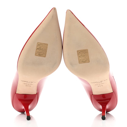 Jimmy Choo Patent Romy Pumps 35.5 Red 5 of 8