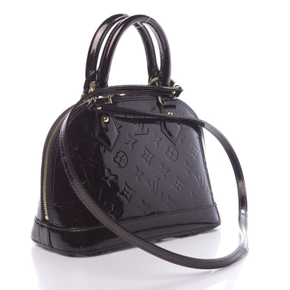 Louis Vuitton Vernis Alma BB Amarante 3 of 9