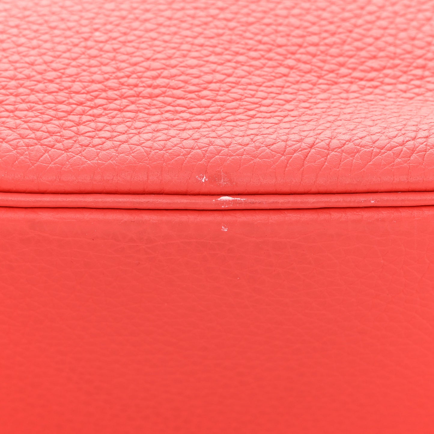 Taurillon Clemence Birkin 30 Rouge Pivoine