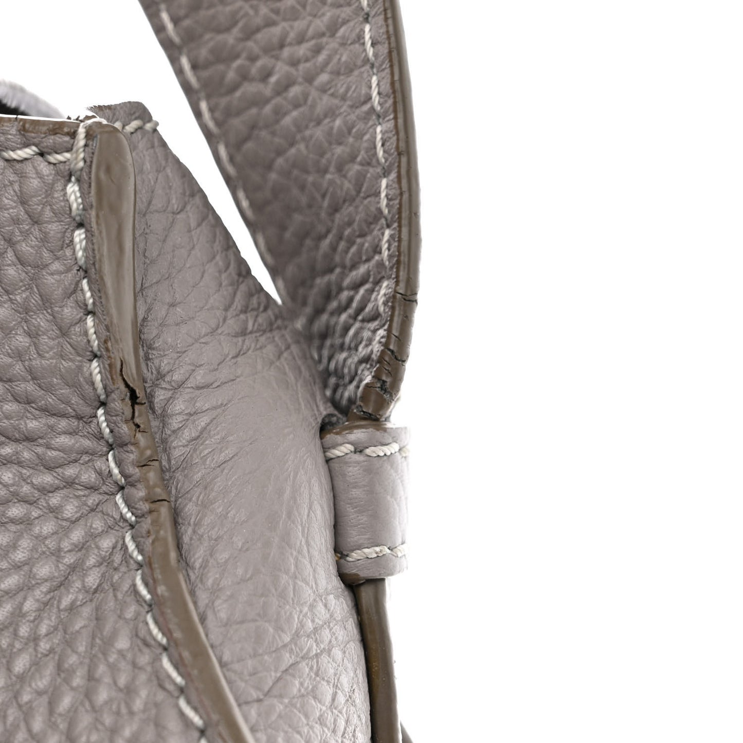 Calfskin Medium Marcie Round Crossbody Bag Cashmere Grey