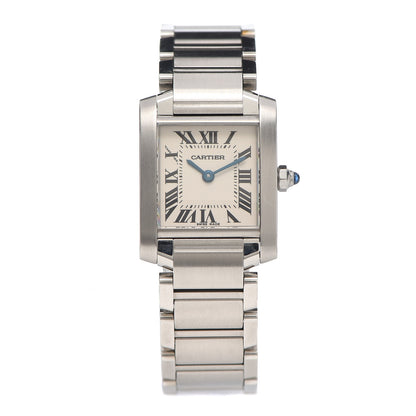 Cartier Stainless Steel 20mm Tank Francaise Quartz Watch 1 of 6
