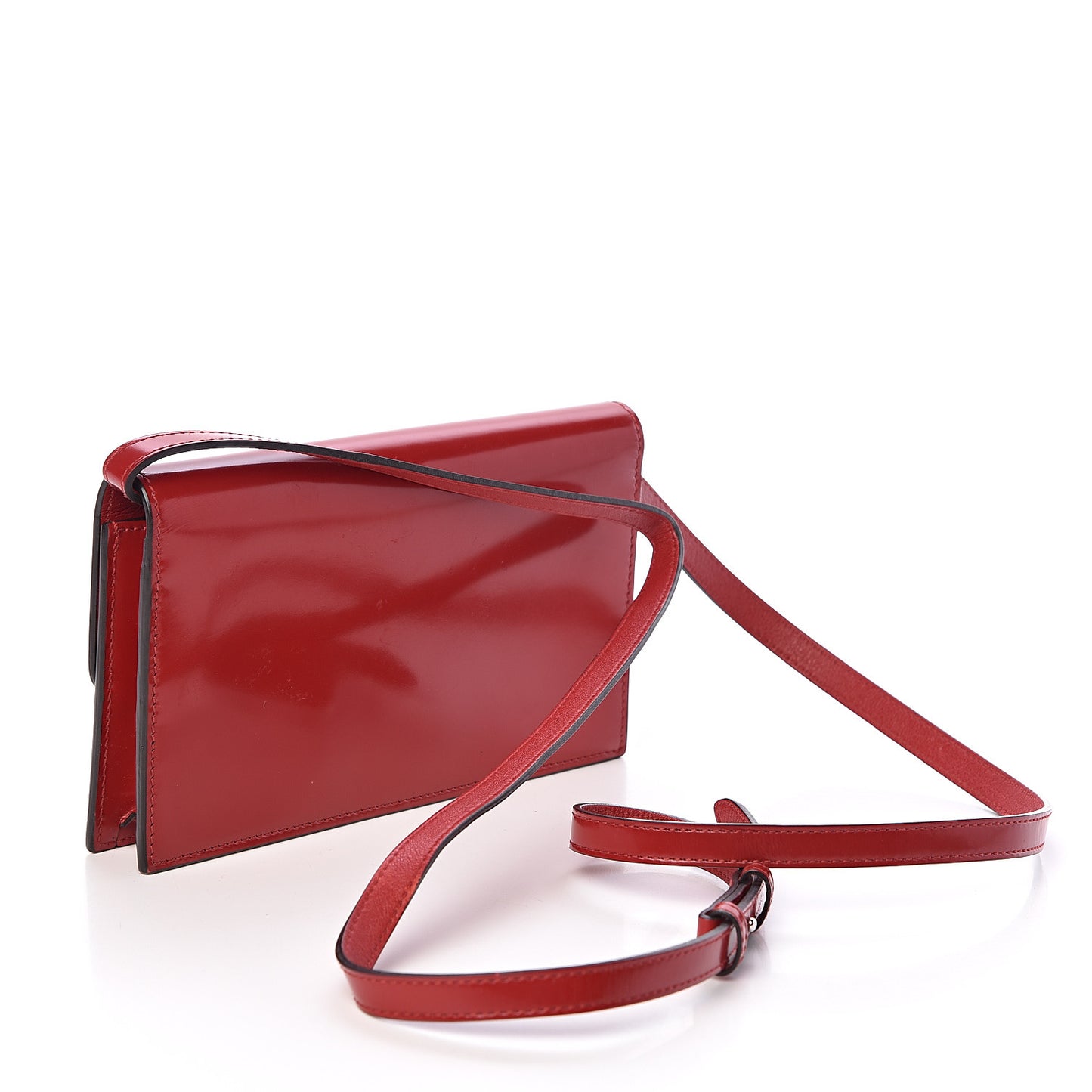 Shade Lux Calfskin Icon Wallet Hibiscus Red