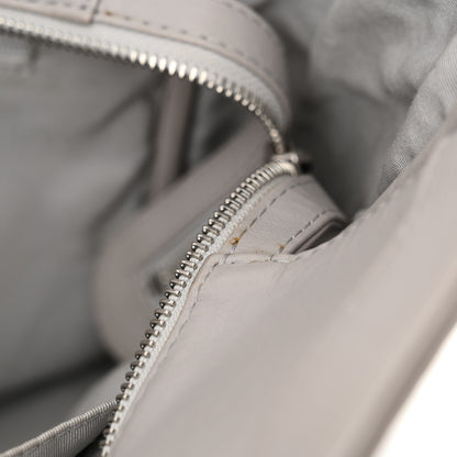 Chanel Calfskin Quilted Ultra Pocket Shopping Tote Grey 15 of 16